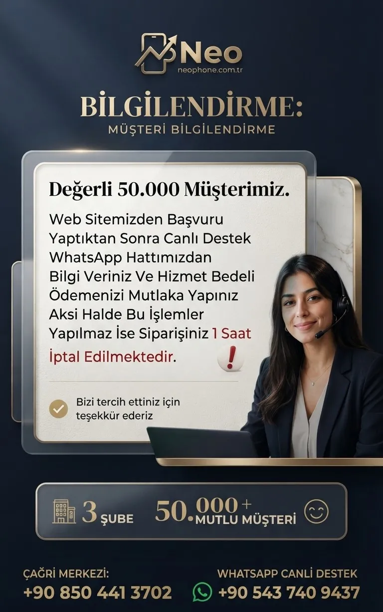 Değerli Müşterimiz Tüm Başvuru İşlemleri WEB Sitemizden Gerçekleştiriniz
